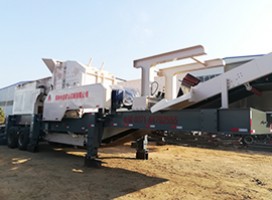 移動式建筑垃圾破碎站在山東獲稱贊 性能可靠，能啃硬骨頭