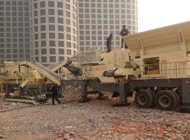 基建規(guī)劃頻出圓錐破碎機風靡石料生產(chǎn)線現(xiàn)場