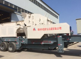 時(shí)處理200噸移動(dòng)破碎站助力四川攀枝花建筑垃圾處理