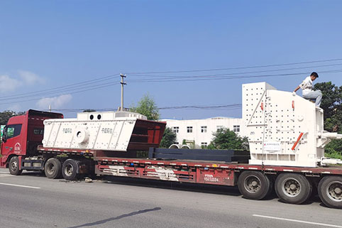 時產190噸建筑垃圾處理設備固定式生產線發(fā)往浙江