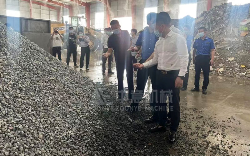分揀、破碎的建筑骨料
